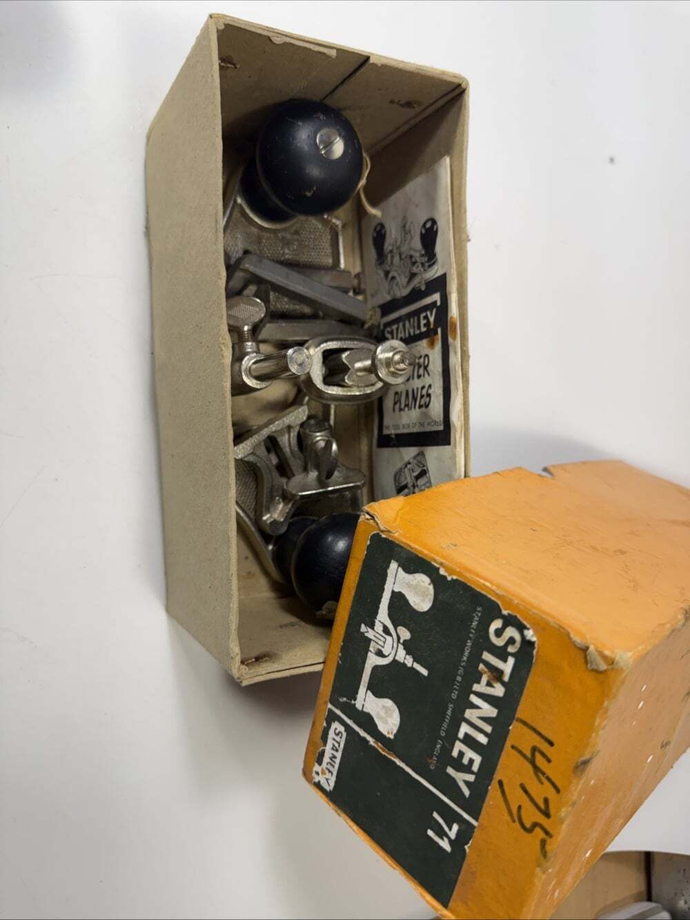 Vintage Boxed Stanley No. 71 Rabbet Router Plane With Cutters Made In England - Picture 7 of 8